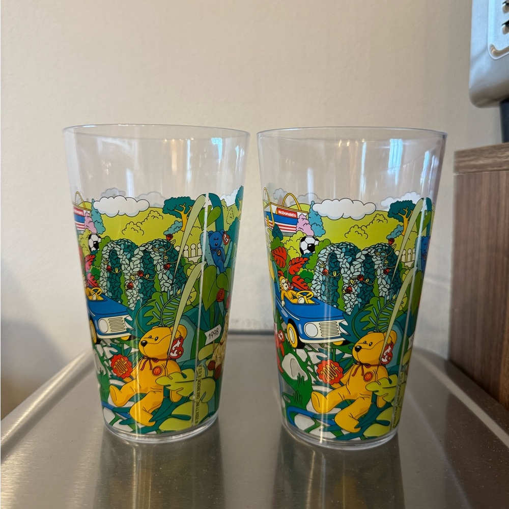 McDonald's 2024 Collector's Edition Cups Set of 2 Beanie Babies